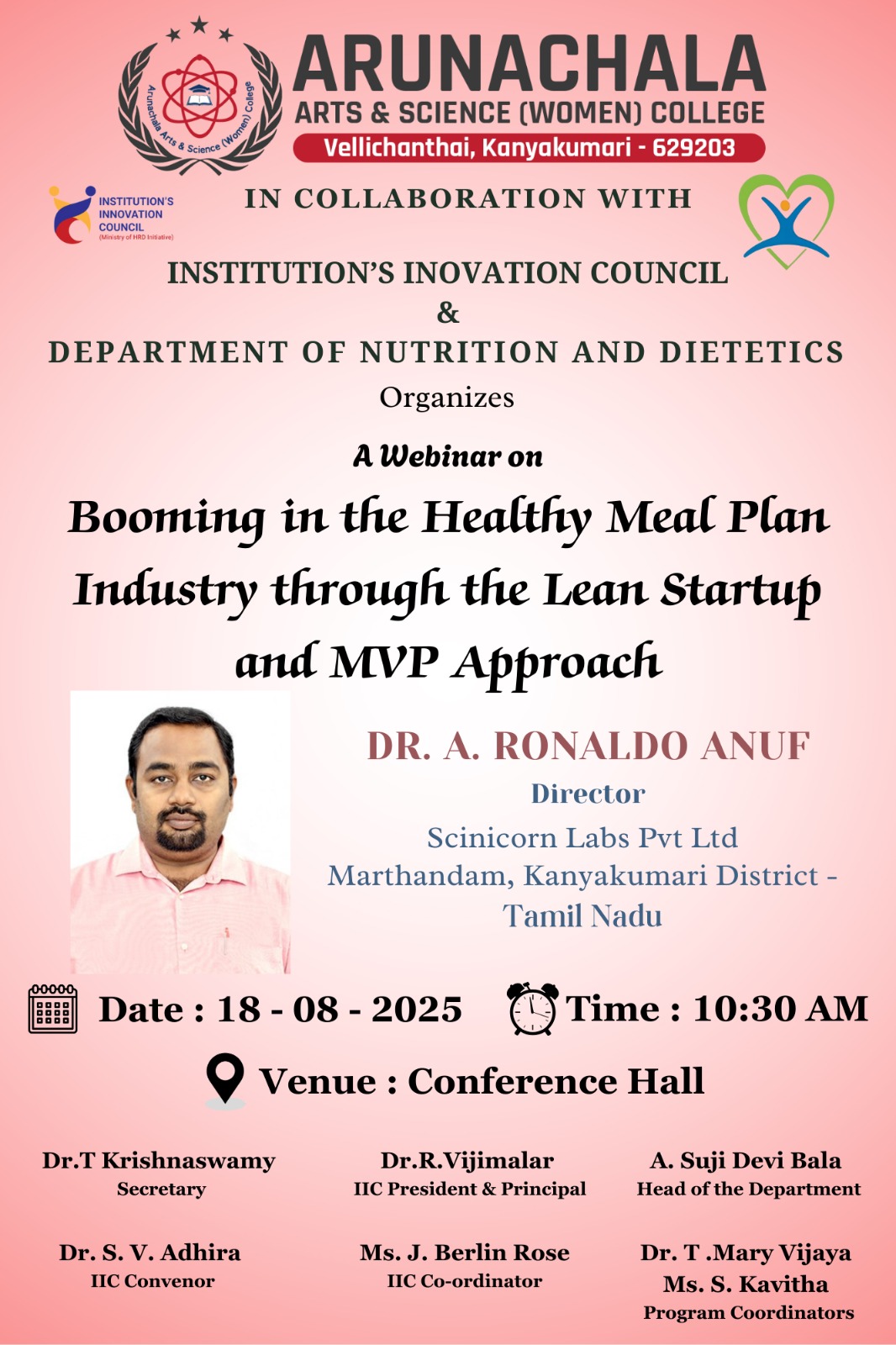 A Webinar on Booming in the Healthy Meal Plan Industry through the Lean Startup and MVP Approach